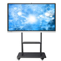 Tableau interactif intelligent Android 4K avec OPS, écran LED multi-touch, tableau blanc interactif pour l'éducation