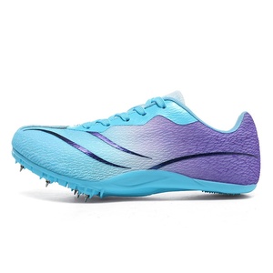 Zapatos de entrenamiento de <span class=keywords><strong>pista</strong></span> y campo para hombres y mujeres jóvenes para <span class=keywords><strong>atletismo</strong></span> y correr deportes diseño de resorte de goma para uñas - Product Image 4