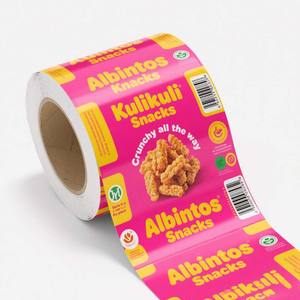 Machine à sceller le film PET souple imprimé personnalisé de 50cm Sachet d'emballage en plastique laminé de feuille métallique alimentaire cosmétique thé collation boisson - Product Image 1