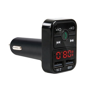 Enchufe de coche para <span class=keywords><strong>Bluetooth</strong></span> 5,0 transmisor FM receptor de Audio portátil inalámbrico 2.1A cargador rápido USB Dual REPRODUCTOR DE MP3 automático Coche - Product Image 3