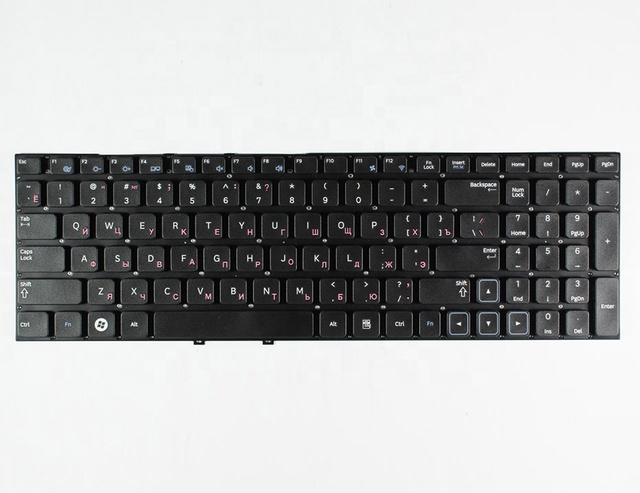 Replacement Laptop Keyboard for SAMSUNG NP300E5 NP300V5 NP305E5 NP305V5 Series Rus Black WITHOUT FRAME SMALL ENTER