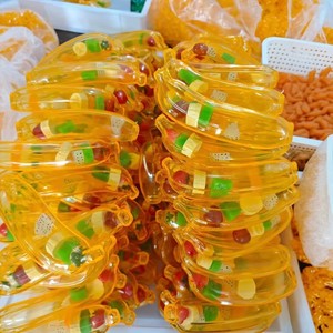 Jouet sensoriel transparent en forme de banane, bonbon gélifié anti-stress pour enfants, cadeau de fête - Product Image 1