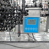 Analyseur de pH industriel 4-20 mA RS485 en ligne pour les tests de qualité de l'eau WTP, fonctionnalités ORP/EC/TDS/Salinité, pH-mètre industriel OEM