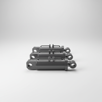 Matériel minier personnalisé, traitement de surface de tige de piston chromée dure, vérins hydrauliques soudés haute pression