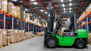 รถยกดีเซล <span class=keywords><strong>5</strong></span> ตัน เครื่องยนต์อีซูซุจากญี่ปุ่น พร้อมอุปกรณ์จัดตำแหน่งงา รถยกสำหรับงานหนัก เหมาะสำหรับอุปกรณ์คลังสินค้า - Product Image 6