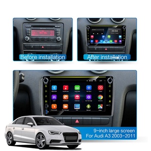 2Din 8 inç Android araba radyo Audi A3 2003-2012 S3 2006-2012 RS3 Sportback 2011 BT WIFI GPS multimedya oynatıcı - Product Image 2