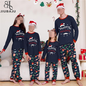 Nuovo Set di Pigiami Natalizi Coordinati per Mamma, Figlia, Papà e <span class=keywords><strong>Figlio</strong></span>, Completo a 2 Pezzi, Morbido e Comodo Abbigliamento da Casa per la Famiglia - Product Image 1
