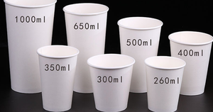 Gobelets en papier compostables PLA Logo personnalisé Biodégradable 6oz-32oz Gobelets en papier à base de pâte de bois Gobelets à paroi simple pour boissons chaudes/froides - Product Image 4