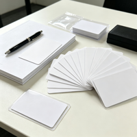 Carte blanche vierge en PVC CR80 personnalisée pour impression jet d'encre, contrôle d'accès, carte de visite numérique et applications d'identification