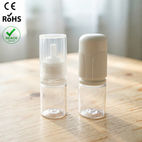 Flacon compte-gouttes en plastique PET/PE de qualité supérieure, 15 ml, 20 ml, 30 ml, 50 ml, pour liquides et huiles, flacon compte-gouttes pour les yeux avec bouchon inviolable