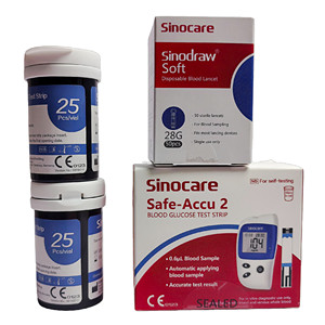 Blood <strong>Glucose</strong> <strong>Meter</strong> test Strips <strong>Sinocare</strong> Safe Accu2 - Product Image 1
