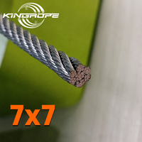 Tali Kawat Baja GOST 3066-80 7X7 untuk Kabel Gantung & Penarikan Trem Udara, Konstruksi LK-O 6x7(1+6)+1x7(1+6)