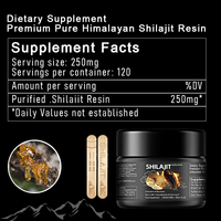 OEM ODM Marque Privée Résine de Shilajit Dorée Équilibre Naturel de la Santé Complément Alimentaire Shilajit Naturel de l'Himalaya Produits Purs