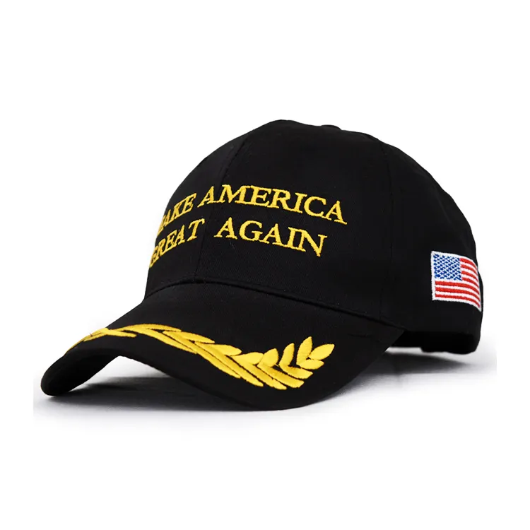 Vente chaude Paix Olive Casquette De Baseball Brodée 2024 Chapeau De Drapeau Américain MAKE AMERICA GREAT AGAIN Chapeau D'élection