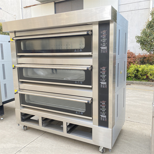 Horno Eléctrico Industrial de Alta Gama para Panadería, con Calentamiento Automático, 3 Niveles y 9 Bandejas, Ideal para Hornear Postres, Nueces, Bocadillos y Barbacoa - Product Image 2