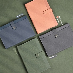 Tùy chỉnh A3 bìa cứng da ràng buộc kế hoạch máy tính xách tay đơn giản kinh doanh notepad giá trị cao quà tặng cho các trường học sử dụng - Product Image 3