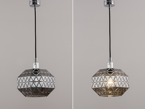 Moderno ed elegante vetro di protezione alogena carciofo antico lampadari lampade a sospensione in vetro ciotola - Product Image 6