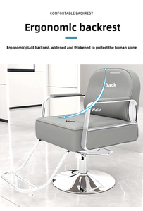 Silla de peluquería personalizada de tamaño de Color, taburete de peluquería para cortar, silla de peluquería teñida permanente ajustable en altura - Product Image 2