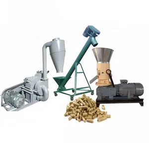 2-10Mm Hout Pellet Machine Pelletizer Zaagsel Stro Brandstof Hout Pellet Machine Stro Hooi Biomassa Deeltjesmachine