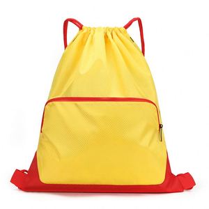 Promotion Lightweight Waterproof <b>Drawstring</b> <b>Backpack</b> for Men Women Large Capacity Sports Fitness Travel Schoolbag Bundle Pocket - Product Image 4