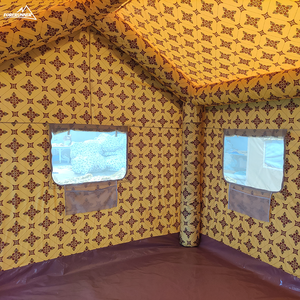 Carpa Inflable Estilo Árabe para Campamento, 600D Oxford, Resistente al Viento y a la Arena, con Toldo Frontal Extraíble para Resort - Product Image 5