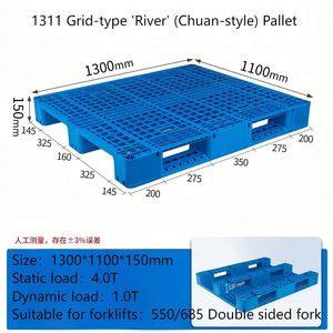 Đen tái chế Vật liệu sử dụng Pallet Nhựa một thời gian sử dụng pallet dùng một lần Pallet - Product Image 5
