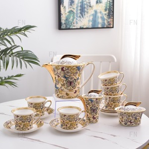 Berserk 15 pièces, décorations de maison royales britanniques de luxe, ensembles de thé et de café en céramique pour 6 personnes - Product Image 5