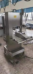 เครื่องเลื่อยกระดูกเชิงพาณิชย์รุ่น HJ-400A ทำจากสแตนเลสอย่างดี สำหรับตัดกระดูกซี่โครงเนื้อวัวแช่แข็ง เหมาะสำหรับร้านขายเนื้อและร้านอาหาร - Product Image 5