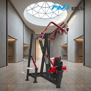 เครื่องบริหารกล้ามเนื้อแบบยกน้ำหนักแบบอินไลน์ รุ่น Sleek Incline Lever Row Machine ยี่ห้อ MND Fitness สำหรับยิมในเม็กซิโกซิตี้ ทนทาน เหมาะสำหรับธุรกิจยิม - Product Image 1