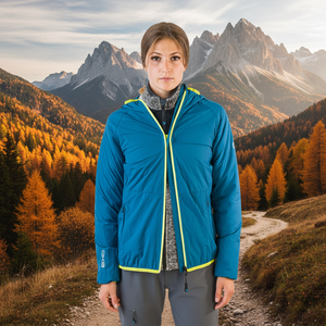 Giacca a vento JKT donna leggera con chiusura a cerniera imbottita in poliestere inverno/autunno sottile - Product Image 3