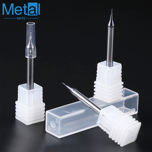 2 cannelures 0.2-0.9mm pour aluminium acier inoxydable Micro fraises à bout plat CNC Fraises de précision Outils de gravure - Product Image 6