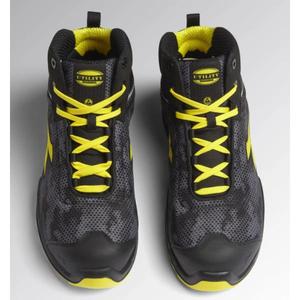 DIADORA UTILITY-701,177669-C2541/36 Zapatos de alta seguridad negro/gris en tejido técnico de poliéster repelente al agua S3 SRC ESD - Product Image 2