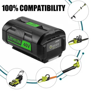 40 V 6000mah OP4050A Lithium batterie Schnur lose Elektro werkzeuge Li-Ionen-Batterie für Ryobi 40 Volt Batterie