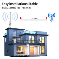 Antenne hélium 15dBi 868mhz 915mhz Wifi extérieur en fibre de verre FRP Omni Lora, Communication double bande, antenne en fibre de verre