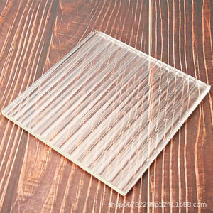 XinChang vetro trasparente decorazione per la casa colorato goffrato gradiente Ultra-bianco Art partizioni 5mm di spessore 5 anni di garanzia - Product Image 4