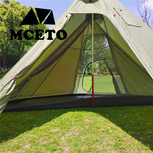 Mceto Pyramid <b>Tent</b> 285x140x130mm <b>Single</b> Layer Lightweight Camping Mosquito Net Four Seasons Outdoor Use - Product Image 3