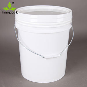 Innopack White 18L PP Recyclable Plastic Handles <b>Paint</b> Pail Food Grade with <b>Lid</b> <b>for</b> Packaging - Product Image 2