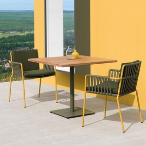 Ensemble <span class=keywords><strong>de</strong></span> canapés <span class=keywords><strong>de</strong></span> <span class=keywords><strong>jardin</strong></span> élégants, imperméables, en <span class=keywords><strong>métal</strong></span>, meubles d'extérieur modernes, <span class=keywords><strong>salon</strong></span> <span class=keywords><strong>noir</strong></span> pour utilisation hôtelière - Product Image 2