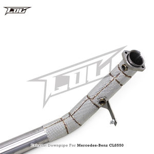 Готовый к отгрузке OEM-выпуск: прямой даунпайп 2,75 дюйма для <span class=keywords><strong>Mercedes</strong></span>-Benz CLS550 4.7 2012-2016, E550 W212 M278, нержавеющая сталь, выхлоп 70 мм - Product Image 4