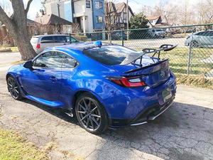 2022 BRZ <span class=keywords><strong>GR86</strong></span> Sti-P WRX S4 S210 Spoiler STI estilo fibra de carbono cuello Cisne alerón trasero de ala alta para Subaru BRZ Toyota <span class=keywords><strong>GR86</strong></span> - Product Image 2
