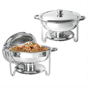 Kompor Buffet Hotel 4.5L Stainless Steel Pemanas Alkohol Kontrol Suhu Otomatis Efisiensi Energi A+++ Peralatan Penghangat - Product Image 4