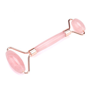 Hot sale factory direct price skincare face eye <span class=keywords><strong>massage</strong></span> green raw jade stone roller - Product Image 2