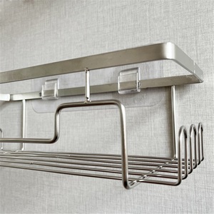 Zinc Alloy Punch-Free <b>Corner</b> Bathroom Rack <b>Standing</b> Mount Household Toilet Soap Rack Toiletries Storage Rack Modern Hotel Use - Product Image 3