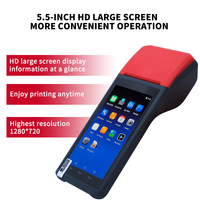 Terminal POS Android Portátil Inalámbrico de 5.5 Pulgadas con Bluetooth, USB y NFC Opcional para Restaurantes y Servicios de Catering