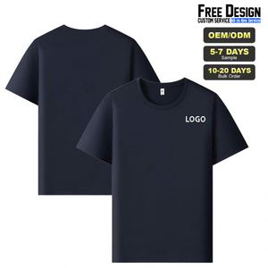 T-shirt unisexe personnalisé en mélange modal, coton et polyester, col rond, anti-boulochage, évacuation de l'humidité, impression par transfert thermique - Product Image 3