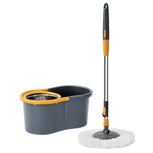 Juego <span class=keywords><strong>de</strong></span> Mopa Giratoria Mágica <span class=keywords><strong>de</strong></span> Microfibra 360 con Cubeta, Mopa Giratoria Mágica para Pisos con Poste <span class=keywords><strong>de</strong></span> Acero y Cesta <span class=keywords><strong>de</strong></span> Plástico - Ecológica para <span class=keywords><strong>Limpieza</strong></span> Interior - Product Image 1