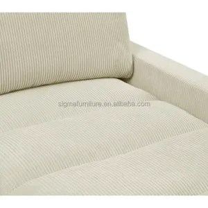 Sofá Seccional de lino tapizado <span class=keywords><strong>Chaise</strong></span> <span class=keywords><strong>Longue</strong></span> moderno de la mejor calidad a la venta - Product Image 5