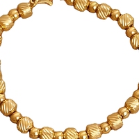 Bracelet en acier inoxydable 316L plaqué or 18 carats avec zircon et perles rondes pour femme et homme, cadeau de mariage