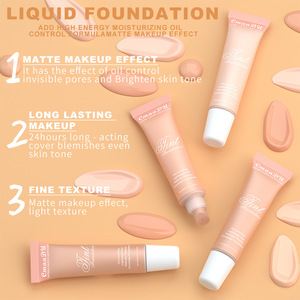 Base de Maquillaje Líquida de Cobertura Total, Hidratante, Iluminadora, Impermeable y de Larga Duración, 30 ml, al por Mayor - Product Image 4