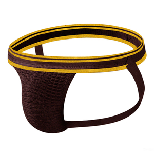 Suspensorio para Hombre con Cintura a Rayas de 3 cm, Ropa Interior Sexy de Algodón con Osos, Suspensorio Transpirable, Tangas Sexys para Hombres <span class=keywords><strong>Gays</strong></span> - Product Image 5